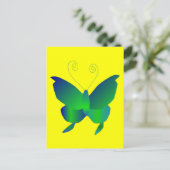 Schmetterlingsträume Postkarte (Stehend Vorderseite)