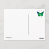 Schmetterlingsträume Postkarte (Rückseite)
