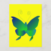 Schmetterlingsträume Postkarte (Vorderseite)