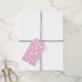 Schmetterlingsträume (Rosa) Geschenkanhänger (Mit Garn)