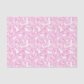 Schmetterlingsträume (Rosa) Seidenpapier (Vorderseite)