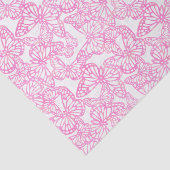 Schmetterlingsträume (Rosa) Seidenpapier (Ausschnitt)