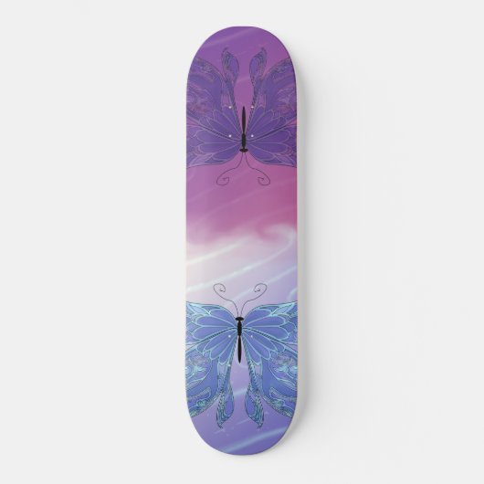 Schmetterlingsträume Skateboard (Vorderseite)
