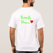 Schmetterlingsträume T-Shirt (Rückseite)