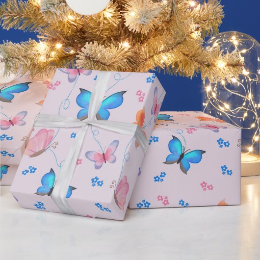 Schmetterlingsverpackungspapier Geschenkpapier (Feiertage)