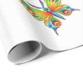 Schmetterlingsverpackungspapier Geschenkpapier (Rolleneckpunkt)