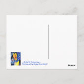 Schmetterlingsverzauberung - Postkarte (Rückseite)