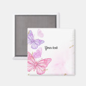 Schmetterlingsvorlage Magnet (Vorderseite/Rückseite)