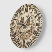 Schmetterlingswanduhr große wanduhr (Winkel)