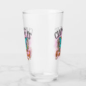 Schmetterlingswechsel ist ein schönes Zitat, das i Glas (Rechts)