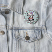 Schmetterlingswelpe Button (Beispiel)