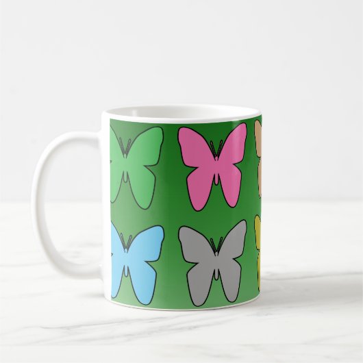 Schmetterlingswelt Kaffeetasse (Links)