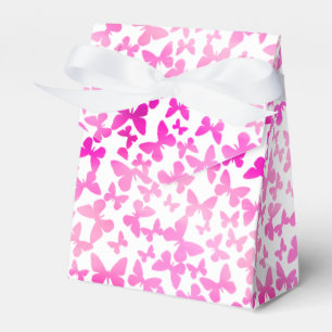 Schmetterlingswerfen (rosa) geschenkschachtel