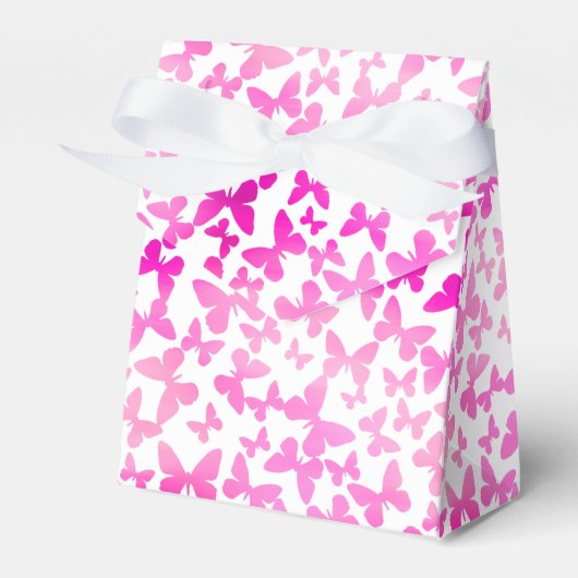 Schmetterlingswerfen (rosa) geschenkschachtel (Vorderseite)