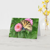 Schmetterlingswingkarte Karte (Gelbe Blume)