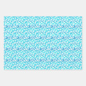 Schmetterlingswirbel (Aquamarin) Geschenkpapier Set (Vorderseite 2)