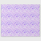 Schmetterlingswirbel (Lavendel) Geschenkpapier (Flach)