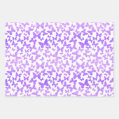 Schmetterlingswirbel (Lavendel) Geschenkpapier Set (Vorderseite 3)