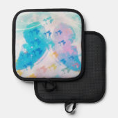 Schmetterlingswolke Topflappen (Vorderseite/Rückseite)