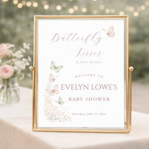 Schmetterlingswünsche Baby Küsse Shower Willkommen
