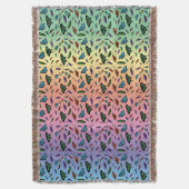 Schmetterlingswurzel (Regenbogen) Decke (Vorderseite Vertikal)