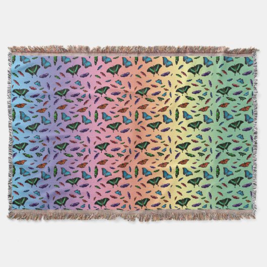 Schmetterlingswurzel (Regenbogen) Decke (Vorderseite)