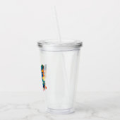 Schmetterlingszeichnung acryltrinkbecher (Links)