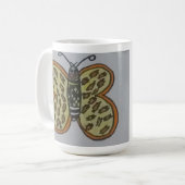 Schmetterlingszeichnung Kaffeetasse (Vorderseite Links)