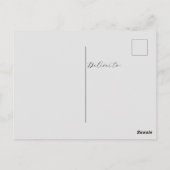 Schmetterlingszeit für neue Abenteuer im Leben Pos Postkarte (Rückseite)