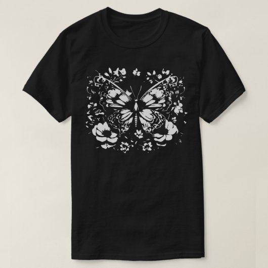 Schmetterlingtätowierung T-Shirt (Design vorne)