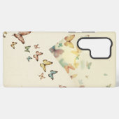 Schmetterlingtreiber: Verzauberte Eleganz für Gala Samsung Galaxy Hülle (Rückseite (Horizontal))