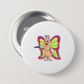 Schmetterlingzauberstab Button (Vorne & Hinten)