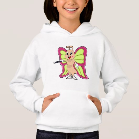 Schmetterlingzauberstab Hoodie (Vorderseite)