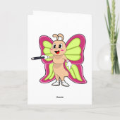 Schmetterlingzauberstab Karte (Rückseite)