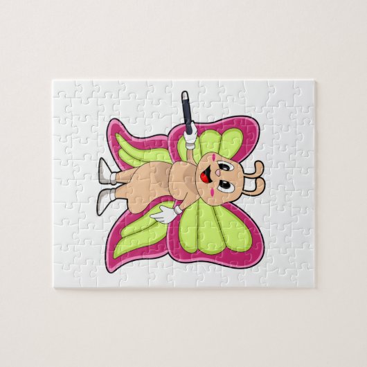 Schmetterlingzauberstab Puzzle (Horizontal)