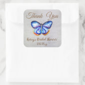 Schmetternde Rustikale Aufkleber für das Brautpart (Tasche)