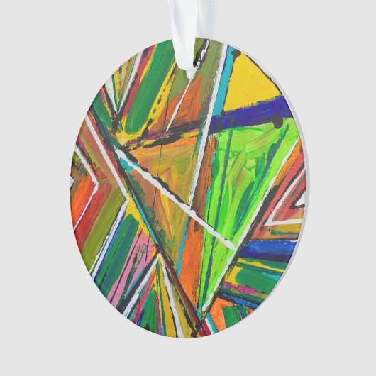 Schmetterte Acrylschmuck Ornament (Vorderseite)