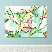 Schmetterte Träume Aquarell und Tinte auf Leinwand (Insitu (Holzboden))