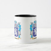 Schmid Wappen - Familienwappen Tasse (Zentrum)