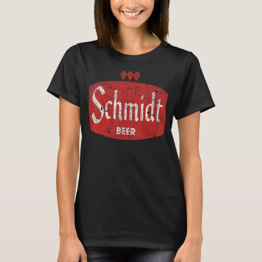 Schmidt Beer Retro Defunktional Brewing T-Shirt (Vorderseite)