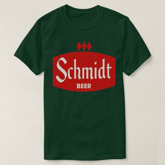 Schmidt Beer Retro Defunktional Brewing T-Shirt (Design vorne)