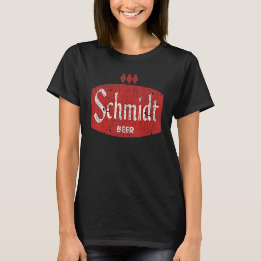 Schmidt Beer Retro Defunktional Brewing T-Shirt (Vorderseite)