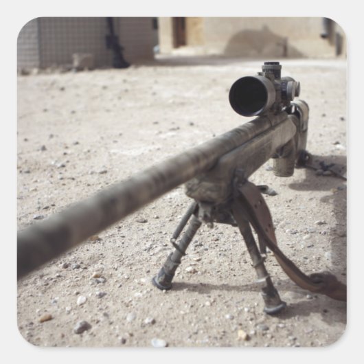 Schmidt & Bender M-854155 DS Quadratischer Aufkleber (Vorderseite)