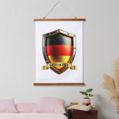 Schmidt Deutschland Heritage Shield Wandteppich Mit Holzrahmen (Schlafzimmer)