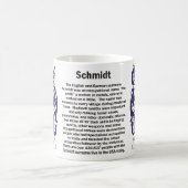 Schmidt-Familien-Wappen Tasse (Mittel)