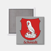 Schmidt Family Shield Magnet (Vorderseite/Rückseite)