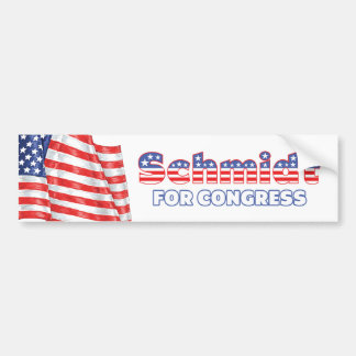 Schmidt für Kongress-patriotische amerikanische Autoaufkleber