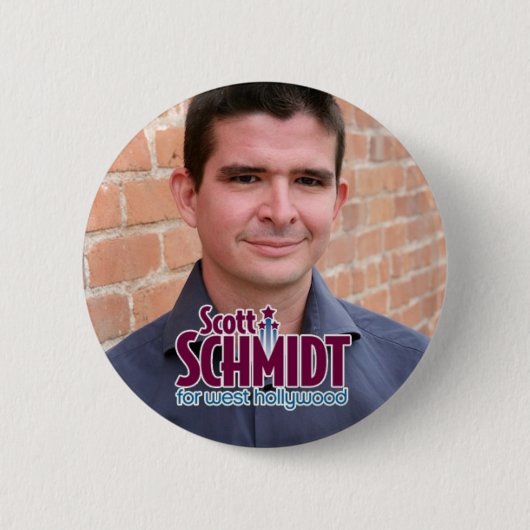 Schmidt für Westhollywood-Foto-Knopf Button (Vorderseite)