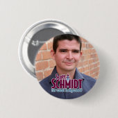 Schmidt für Westhollywood-Foto-Knopf Button (Vorne & Hinten)