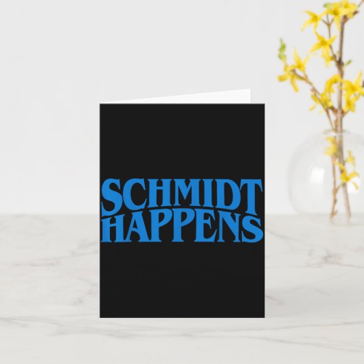 Schmidt Happens German Name Karte (Gelbe Blume)